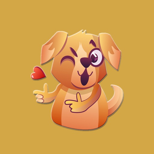 Golden Retriever Dog Stickers icon