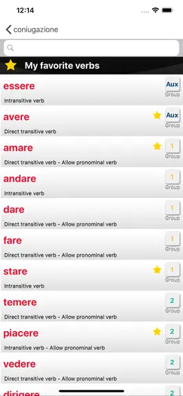 Game screenshot Italian verbs conjugation apk