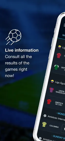 Game screenshot Colombian soccer scores mod apk