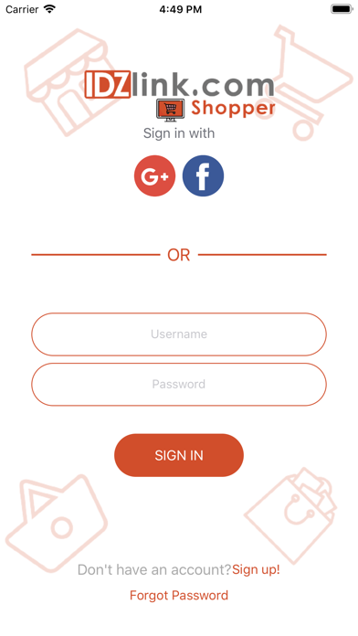 Screenshot #1 pour IDZlink Shopper