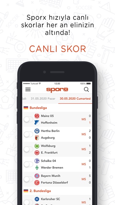 Télécharger Sporx Spor Haber & Canlı Skor pour iPhone sur l'App Store  (Sports)