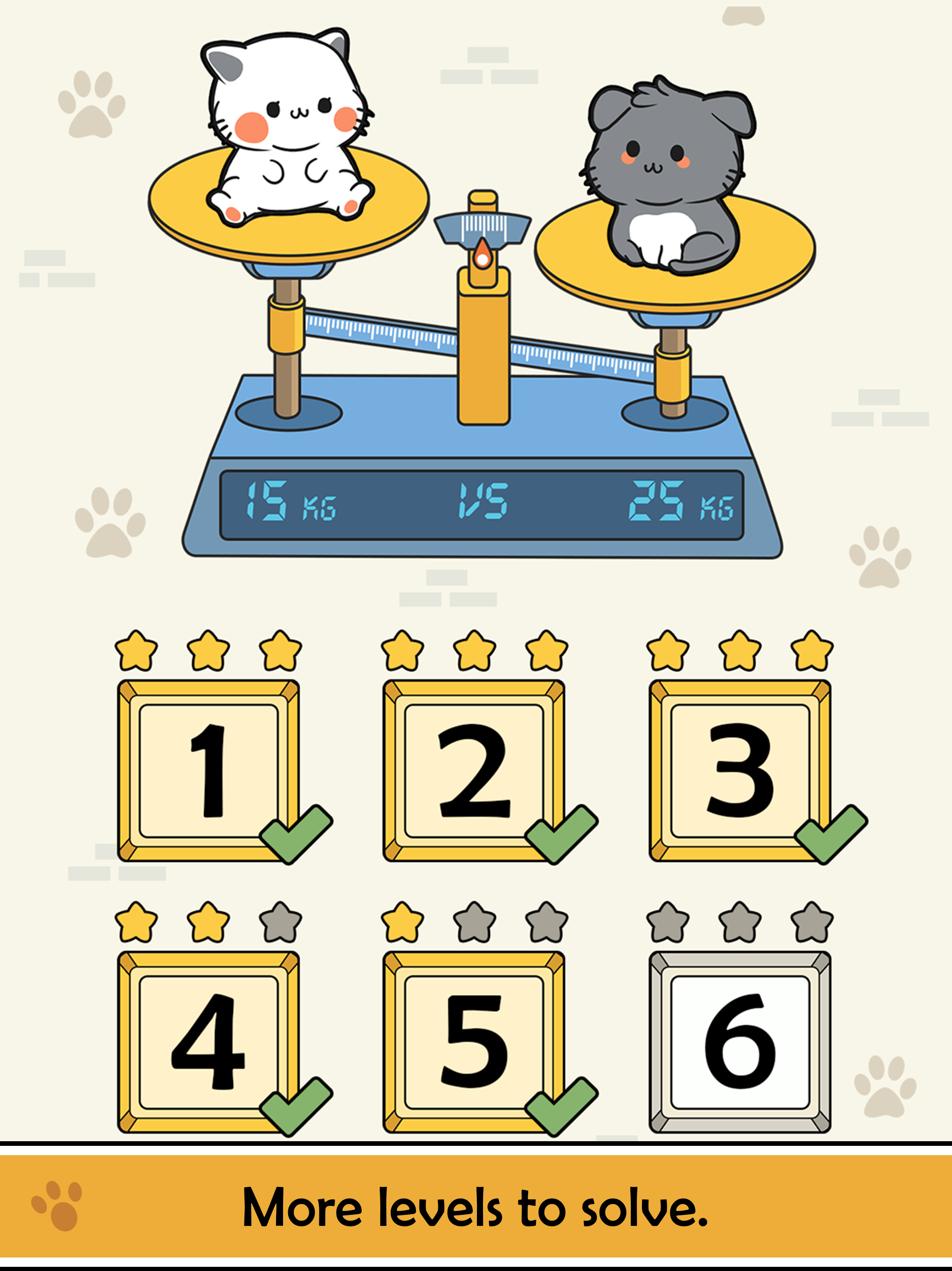 Balance Weight - Cat Puzzle screenshot 8