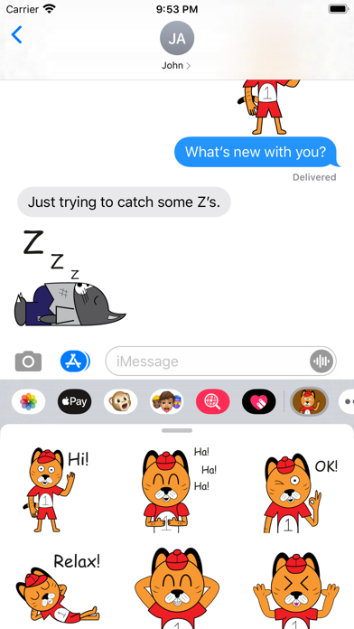 Screenshot #1 pour Fun Fact Adventure Stickers