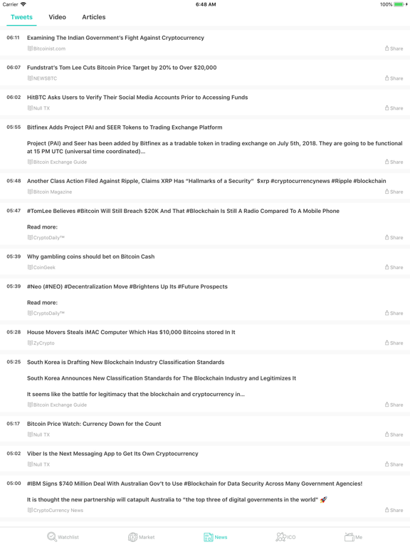 Screenshot #6 pour CoinView: Bitcoin Altcoin App