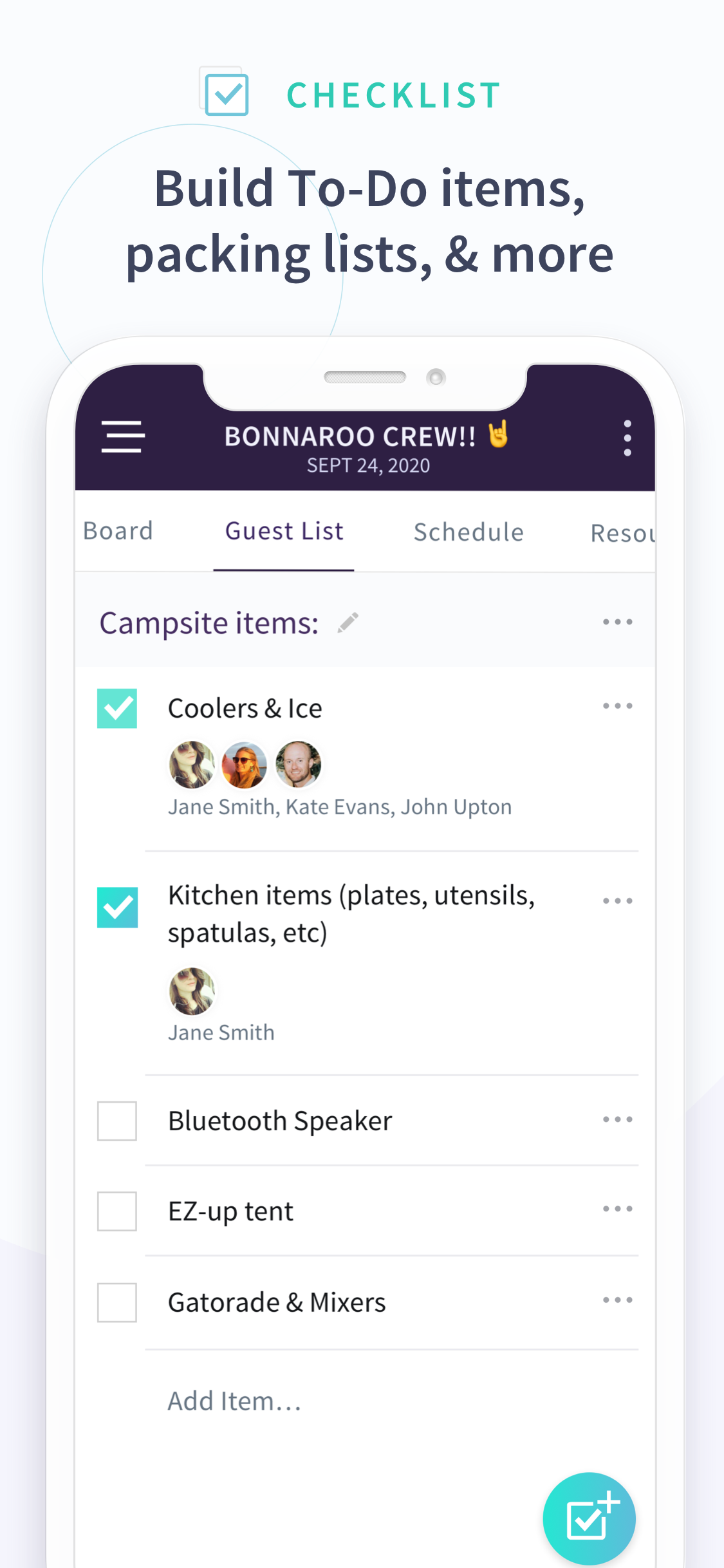 Guestboard–Better Group Events