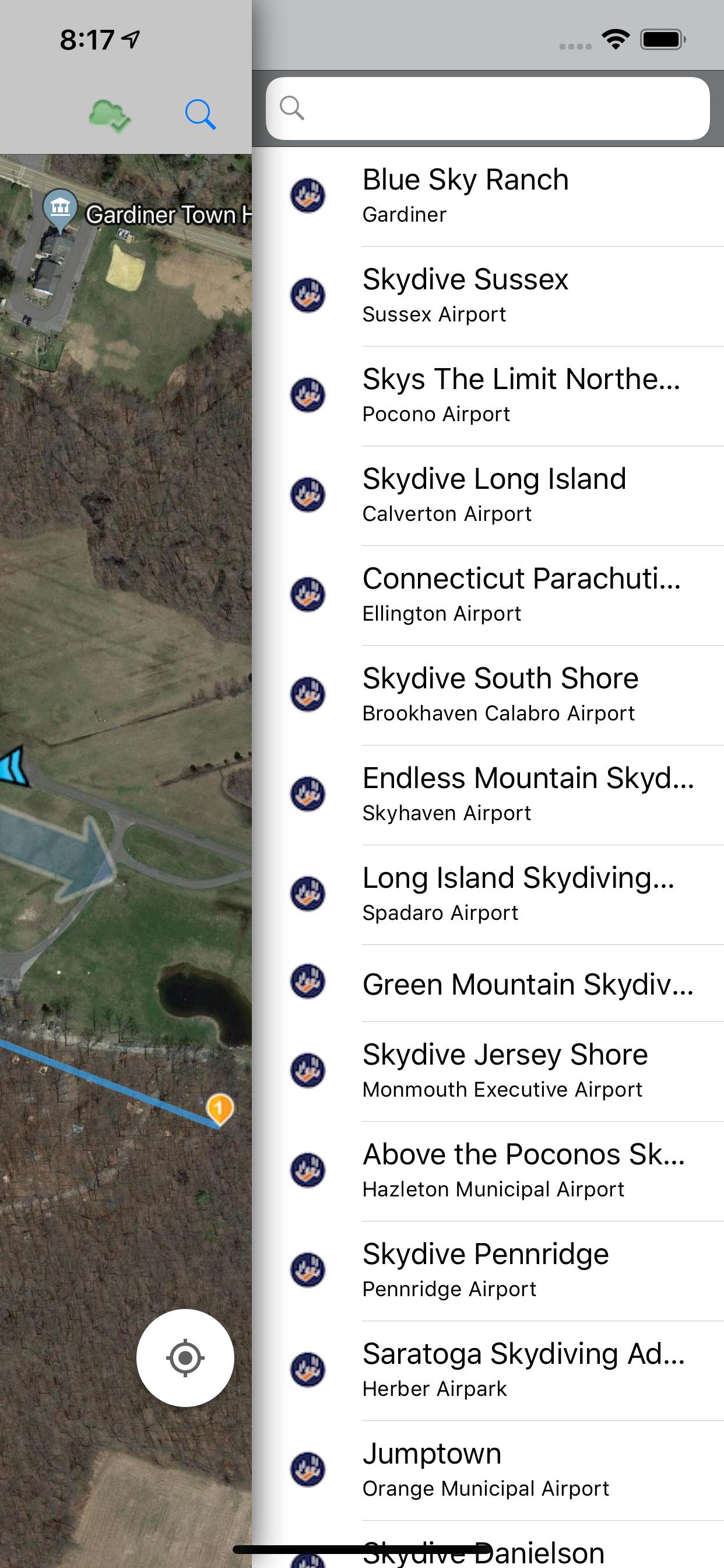 Spot Assist Skydiving Tool