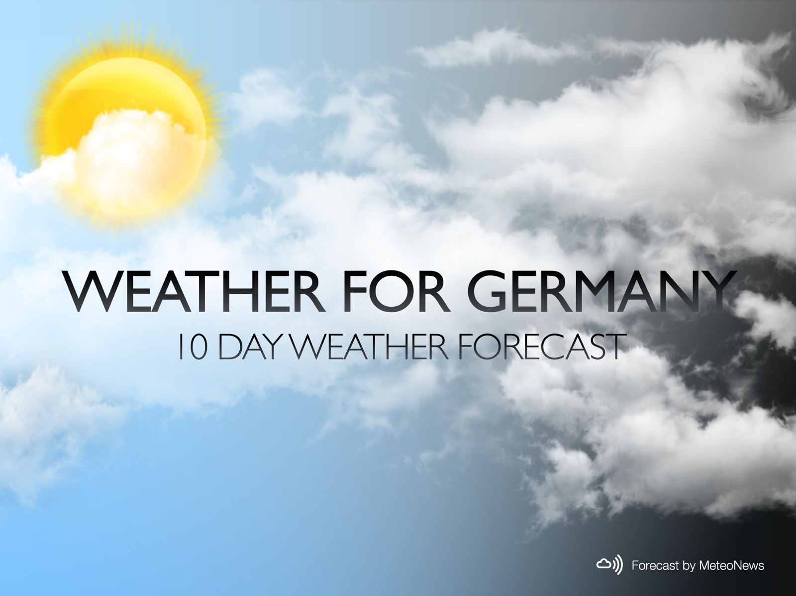 Weather for Germany ipad screenshot 1