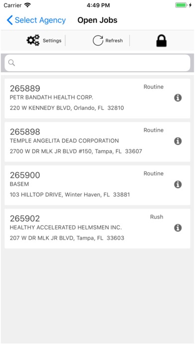 Mobile Agent - Process Servers Screenshot