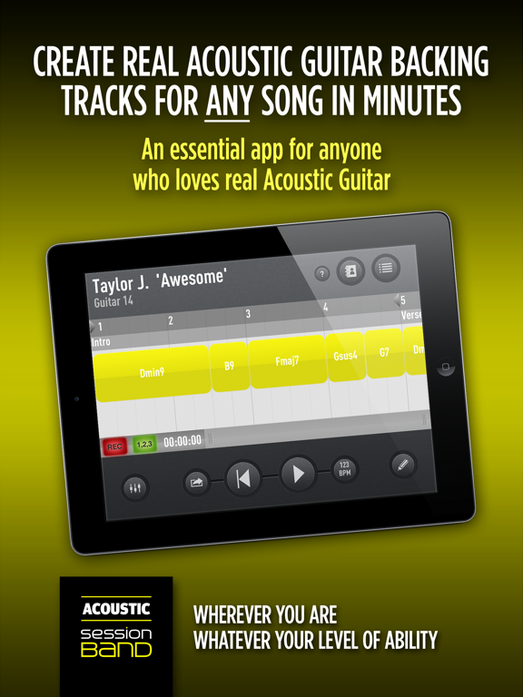 Screenshot #4 pour SessionBand Acoustic Guitar 1
