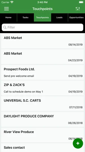 PPro CRM screenshot 2
