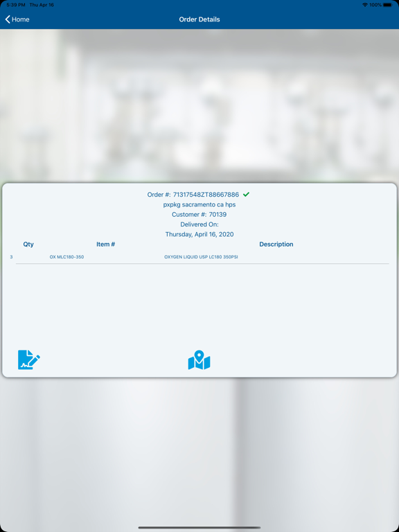 Linde GasTracker iPad screenshot 5 - Business app
