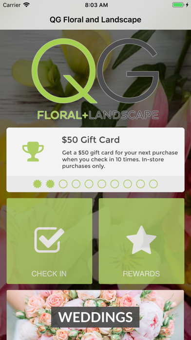 QG Floral and Landscape Screenshot