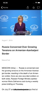 Armenian News | MassisPost screenshot #3 for iPhone