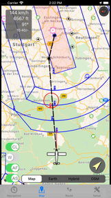 flyNav Flight Navigation screenshot