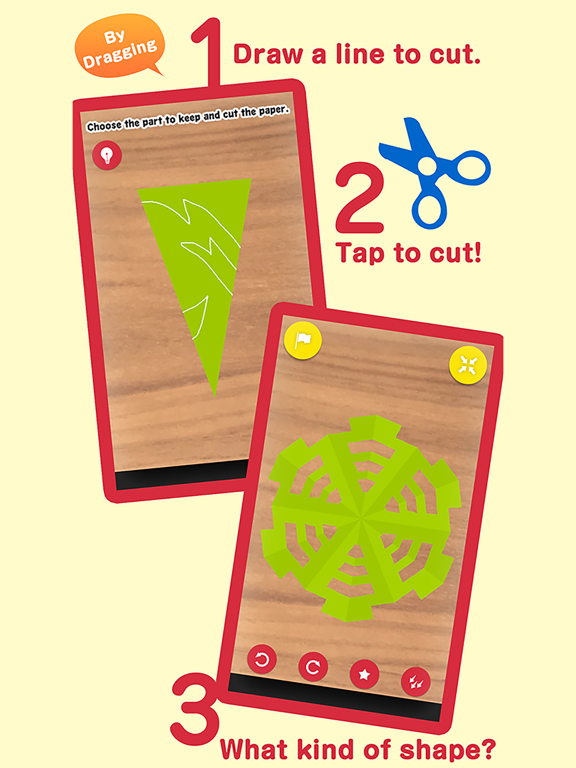 Origami Paper SnipSnap iPad screenshot 1 - Education app