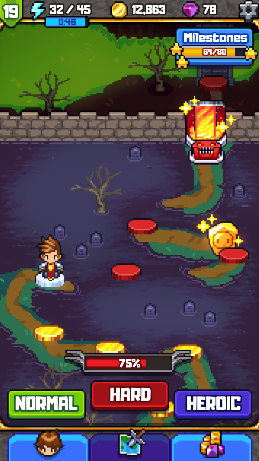#3. Dash Quest 2 (iOS) 由: Trophy Games Canada Inc.