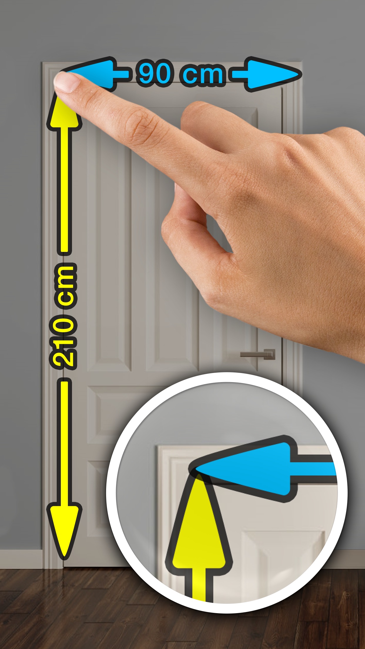 Screenshot do app My Measures PRO + AR Measure