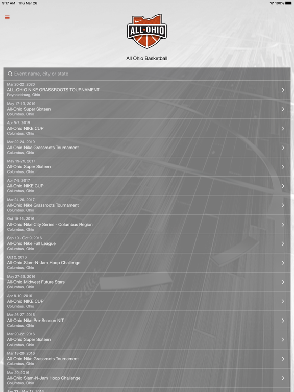 Screenshot #4 pour All Ohio Basketball