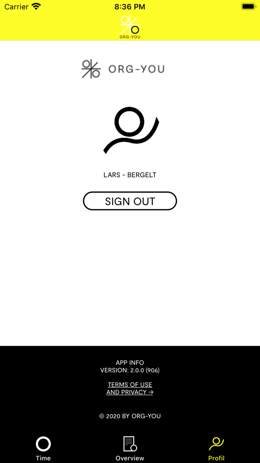 #4. Org-You Time Tracking (iOS) 게시자: Knoblauch Entwicklungen