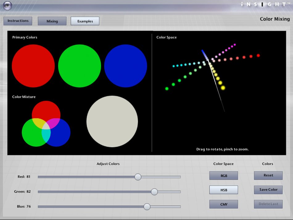 #2. iNSIGHT Color Mixing (iOS) بواسطة: Polyhedron Learning Media, Inc.