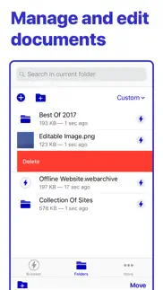 bolt browser and documents iphone screenshot 2