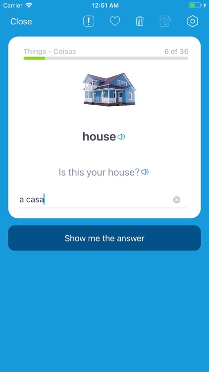 Learn Portuguese: VocApp Vocab screenshot-5