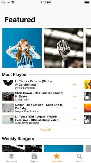 J Music - New Music Streaming screenshot 1