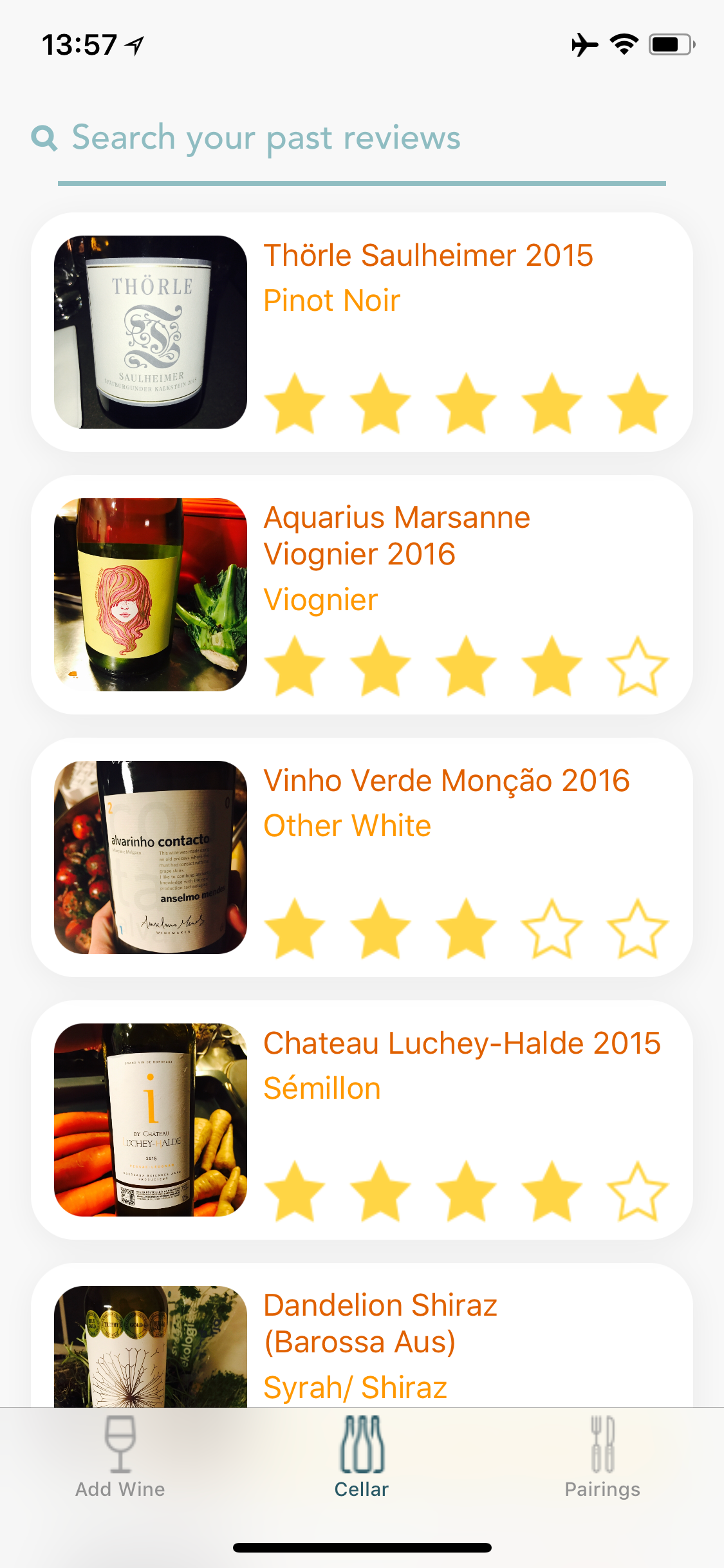 Wine Fox - Pairings & Notes