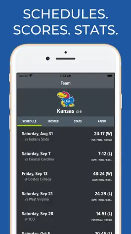 Game screenshot Kansas Football Schedules mod apk