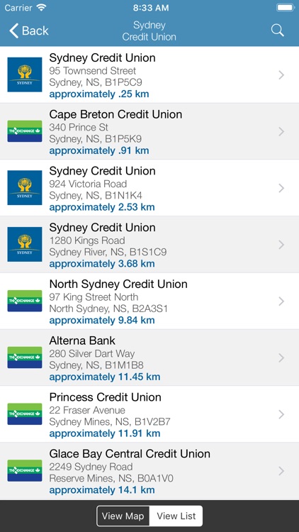Sydney CU ATM Locator