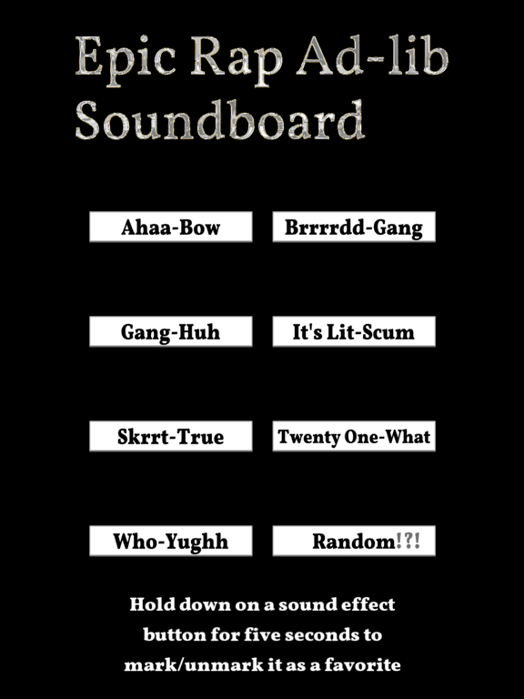 Screenshot #4 pour Epic Rap Ad-libs Soundboard