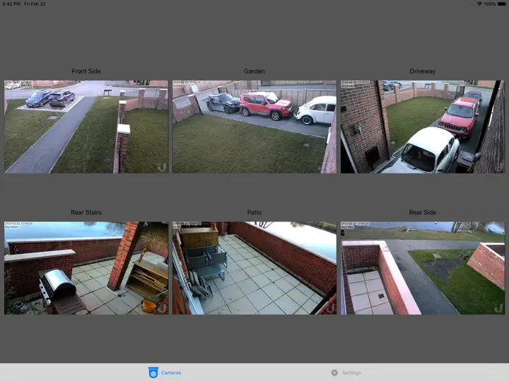 Screenshot von CCTV Viewer auf dem iPhone 1