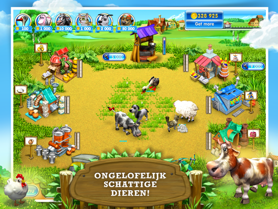 Farm Frenzy 3: Village HD iPad app afbeelding 1