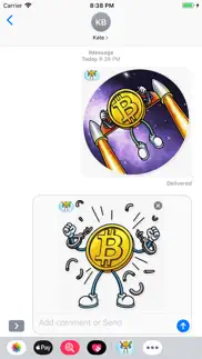 How to cancel & delete bitcoin stickers pack 1