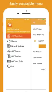 gst calculator - tax planner iPhone Captures Décran 1
