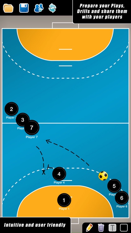 Coach Tactic Board: Handball