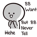 Download BB Never Tell Sticker app