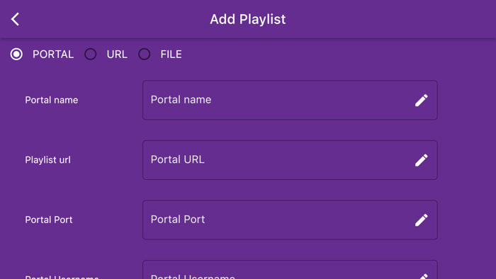 Playlist editor and IPTV Player