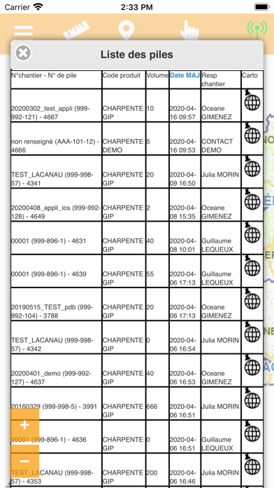 Screenshot #2 pour ForetData