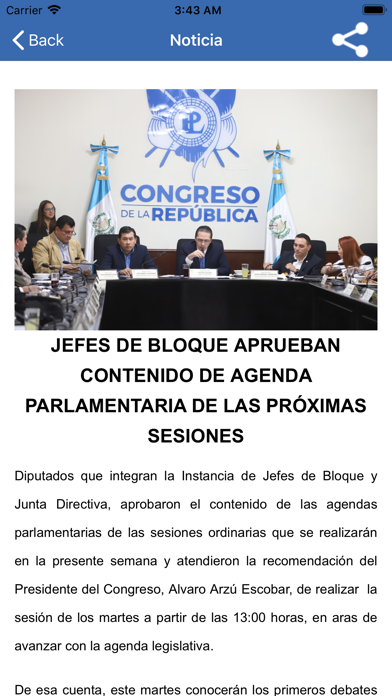 Congreso Guate Screenshot