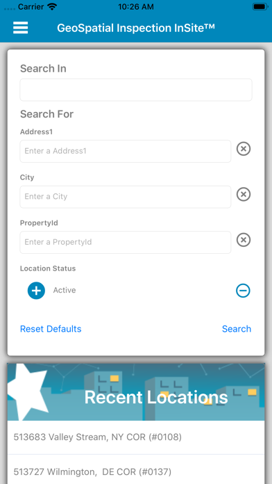 Screenshot #1 pour GeoSpatial Inspection InSite™
