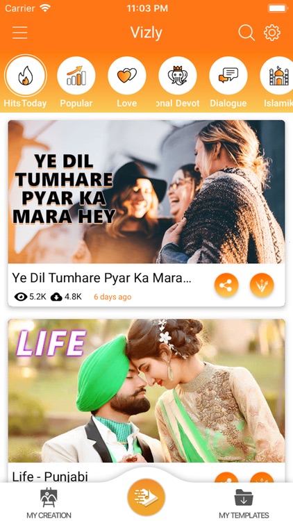 Vizly - Lyrical Video Maker