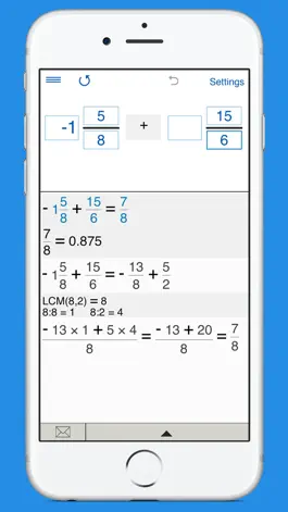 Game screenshot Fraction Calculator 4in1 hack