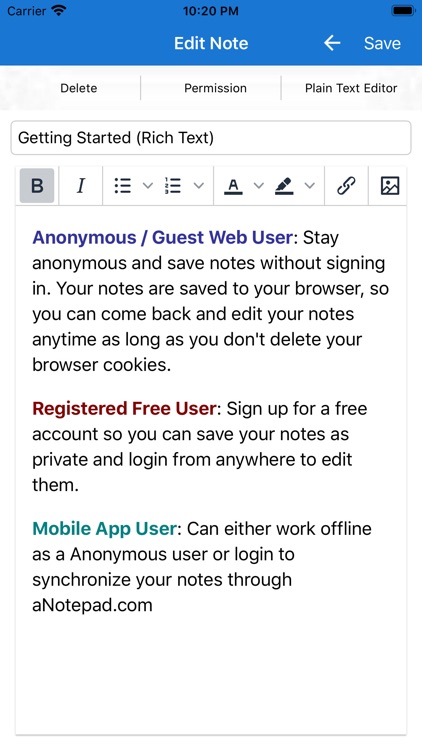 a Notepad - Take & Share Notes screenshot-6