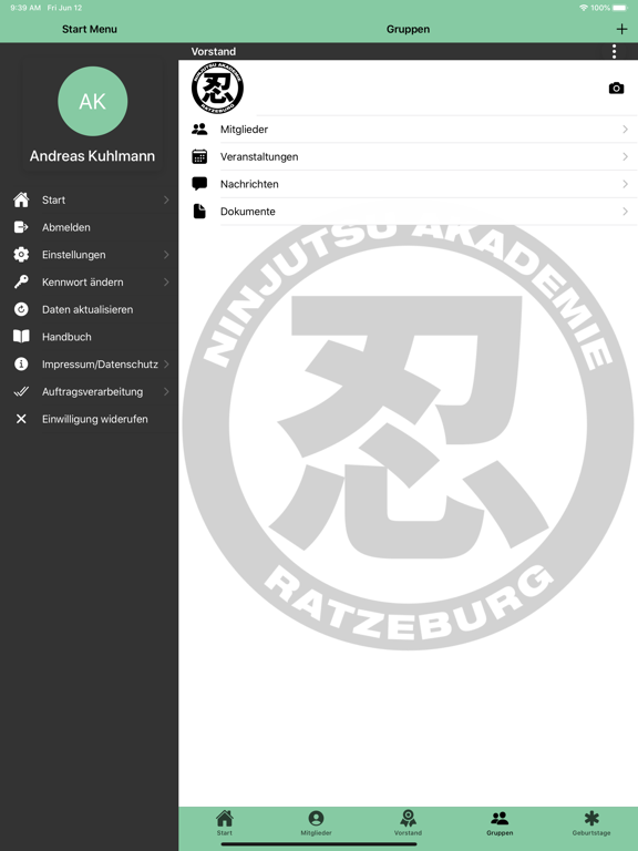 NinjutsuApp iPad screenshot 5 - Social Networking app