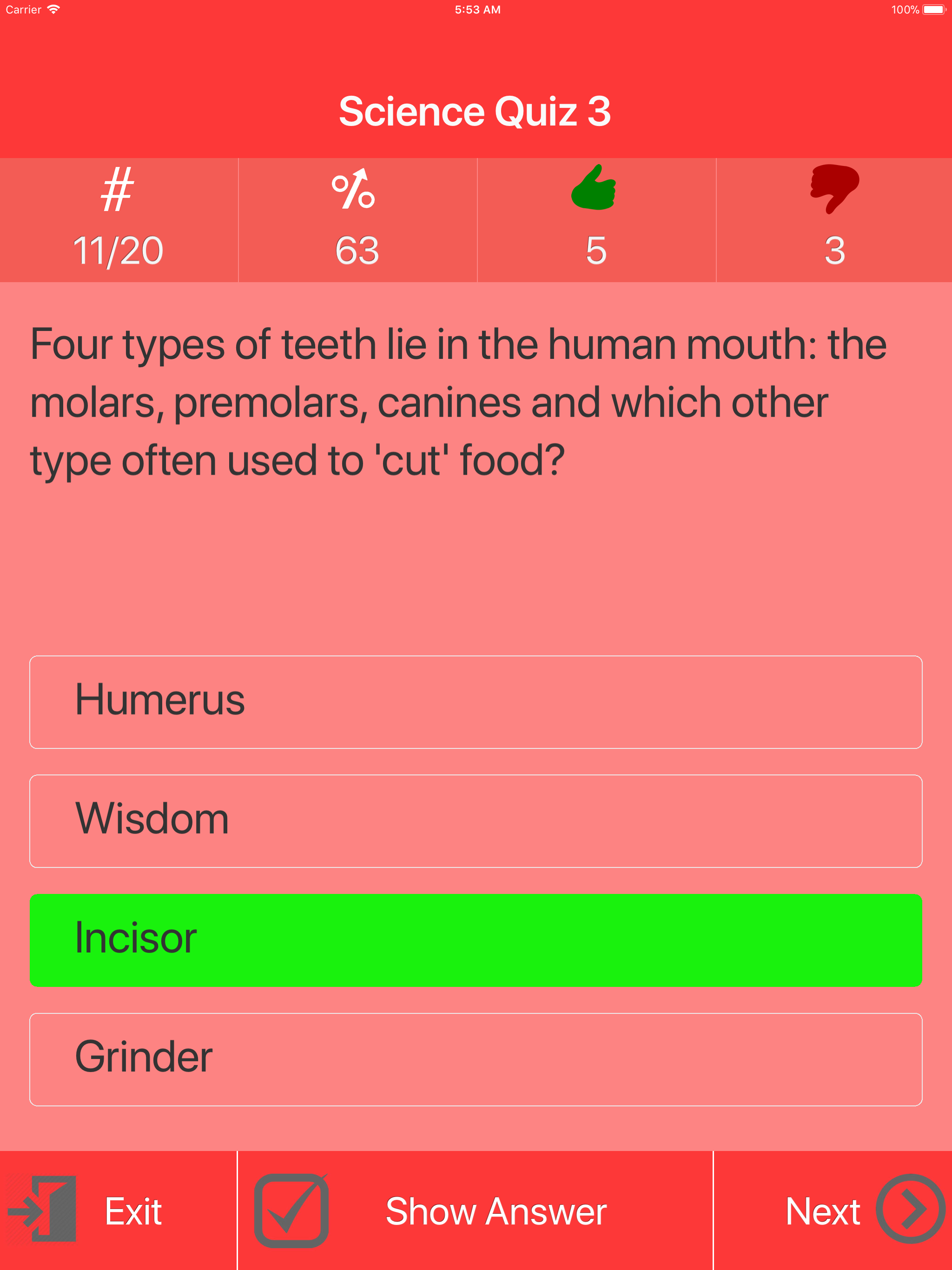 Science for Kids Quiz screenshot 10