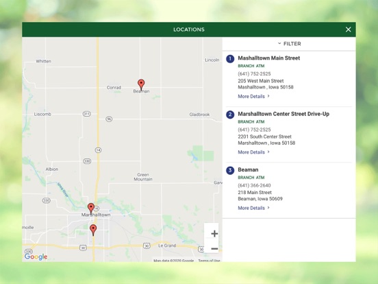 FSB Iowa Mobile iPad screenshot 2 - Finance app