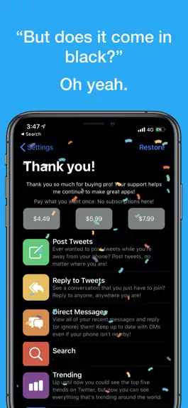Game screenshot Chirp for Twitter apk