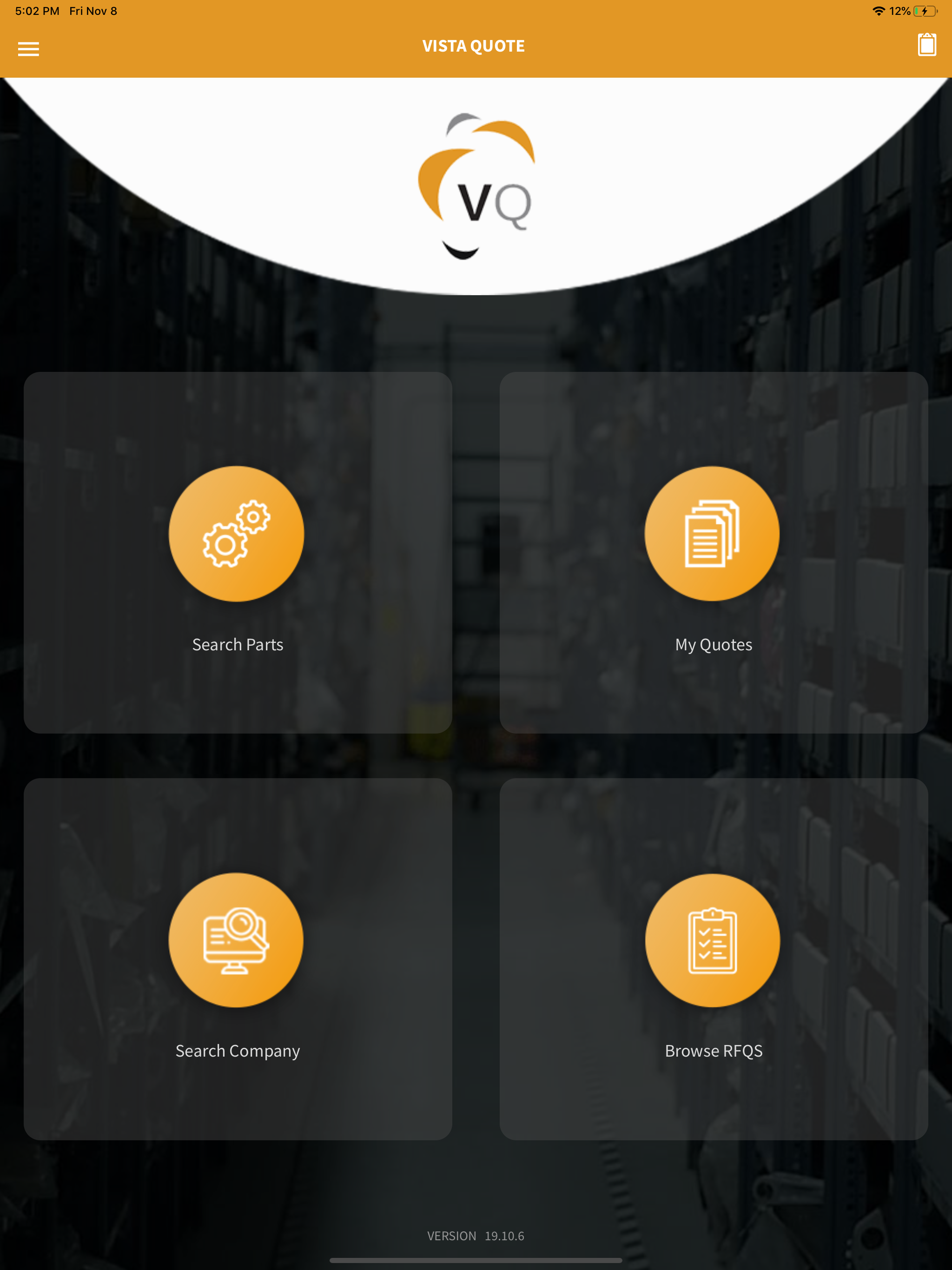 VistaQuote for Aircraft Parts screenshot 9