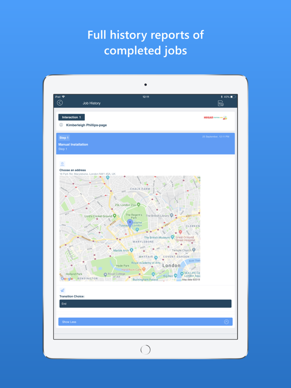 Centricity iPad screenshot